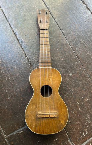 Vintage Kohala Co. Soprano Ukulele in mahogany wood, with mahogany fretboard and headstock