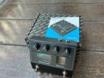 Shot of included box and manual with top down view of Echo FX Spring Reverb EF-P2