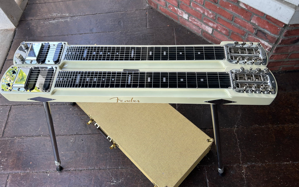 美品 Fender USA String Master Steel Guitar FENDER USA STRINGMASTER DOUBLE NECK 8 Steel Guitar Used w