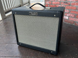 Fender Blues Jr. amplifier, black tolex, grey grill cloth