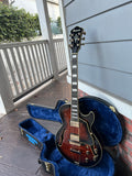 Ibanez Artcore Expressionist AG95QA - Dark Brown Sunburst w/ Hardshell Case
