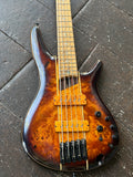Ibanez Premium SR5PBLTD Bass Guitar - Dragon Eye Burst Low Gloss