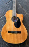 Kala Solid Mahogany Thinline Nylon Guitar