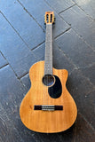 Kala Solid Mahogany Thinline Nylon Guitar
