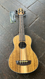 Kala U-Bass Teak-FS with rosewood bridge and fretboard, teak headstock