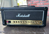 Marshall DSL20HR 20-watt Amplifier Head black tolex , with black grill cloth, gold control panel