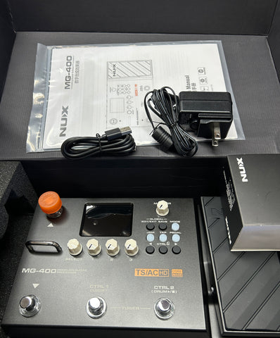 NUX MG-400 Modeling Guitar & Bass 本体 NUX MG-400 Modeling Guitar & Bass Processor – Moze Guitars