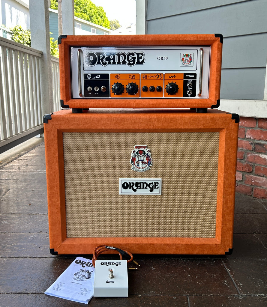 Orange OR50 with 2x12 Cab (local pick up only) – Moze Guitars