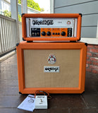 Orange OR 50 tube head with orange with 2x12 Cabinet