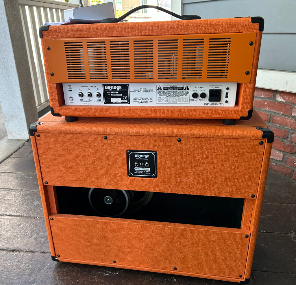 Orange OR50 with 2x12 Cab (local pick up only) – Moze Guitars