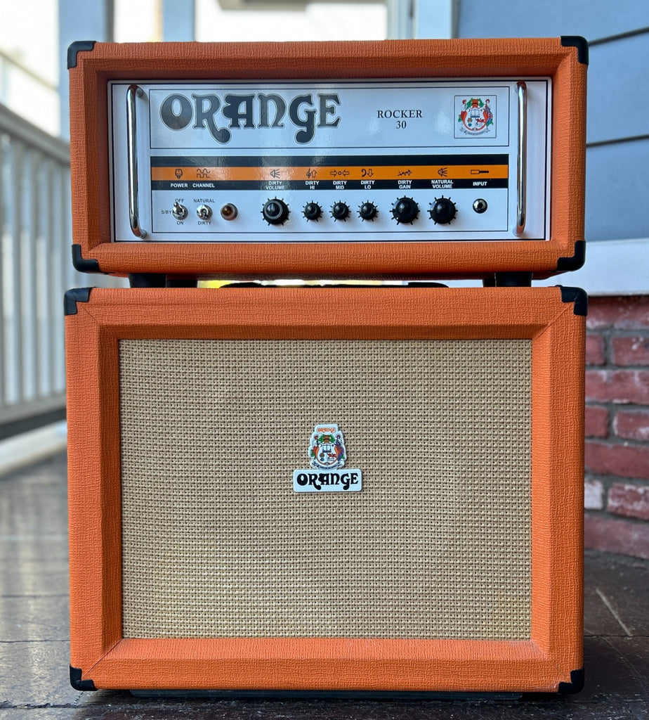 Orange Rocker 30 Head with 112 Cab – Moze Guitars