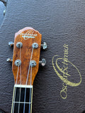 Oscar Schmidt Cutaway Koa Baritone OU55CE  with Case