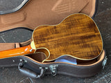 Oscar Schmidt Cutaway Koa Baritone OU55CE  with Case