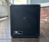Polytone Mini Brute I black amplifier with black tolex, Polytone metal badge bottom left