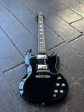 Black Tokai SG Japan electric guitar with chrome hardware 