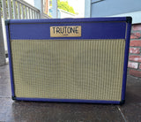 Truetone 2x10 Cabinet Purple, gold grill cloth