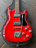 Univox Badazz 1970’s - Red Burst with HS Case