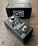 VRTX Steel String Slight Return Edition guitar pedal in black with single witch and one knob