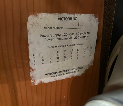 Victoria Amp Co. Victorilux – Moze Guitars