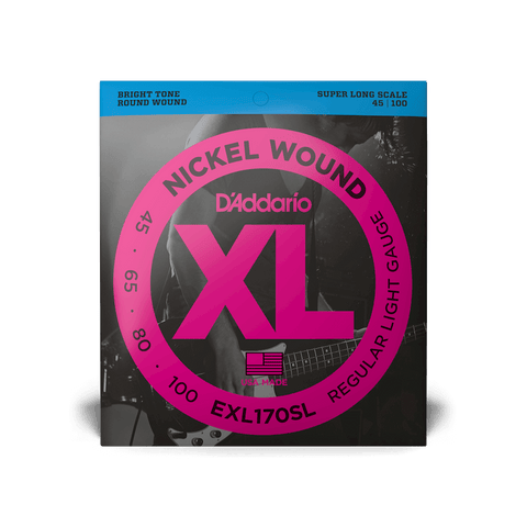 D'addario EXL170SL Regular Light Super Long Scale Bass Strings