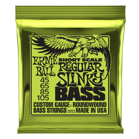 Ernie Ball Nickel Wound Short Scale Electric Bass Strings 2852