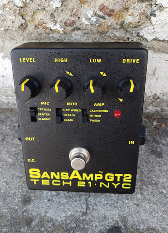 Tech 21 SansAmp GT2 Tube Amp Emulator Pedal – Moze Guitars