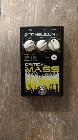 TC Helicon Critical Mass Vocal Stompbox