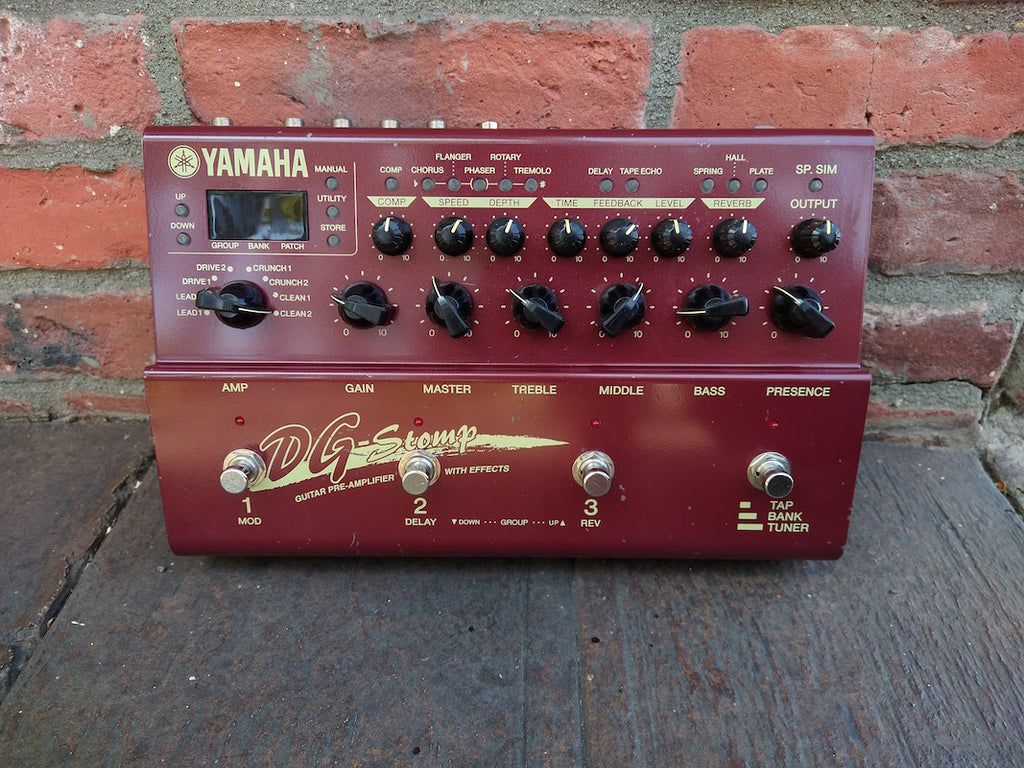 Yamaha DG Stomp Guitar Preamp – Moze Guitars