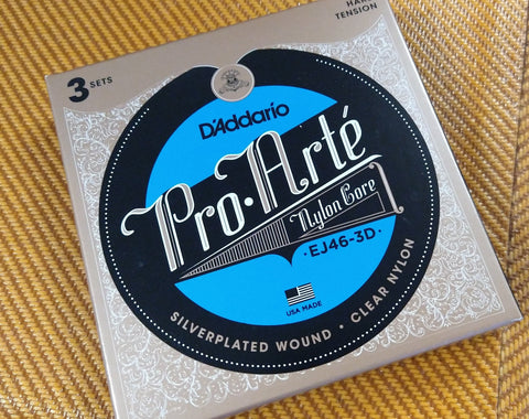3 PACK D'Addario EJ46 Pro Arte Classical Hard Tension