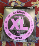 D'addario ECB84 Custom Light Chromes 40-100