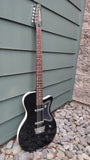 Danelectro 56 Single Cut Baritone Black Metal Flake