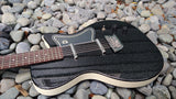 Danelectro 56 Single Cut Baritone Black Metal Flake