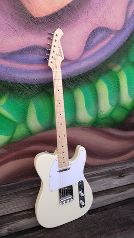 Aria Pro II TEG-002 Vintage White – Moze Guitars