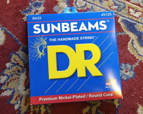 DR Strings NMR5-45-105 Sunbeams Nickel-plated Bass Guitar Strings