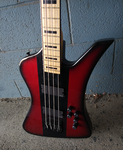 Jackson X Series Signature David Ellefson Kelly Bird IV Bass Maple FB Red Stripe
