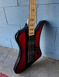 Jackson X Series Signature David Ellefson Kelly Bird IV Bass Maple FB Red Stripe