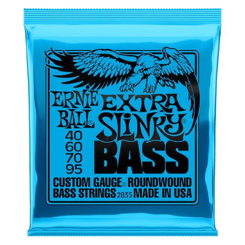 Ernie Ball 2835 EXTRA SLINKY NICKEL WOUND ELECTRIC BASS STRINGS - 40-95 GAUGE