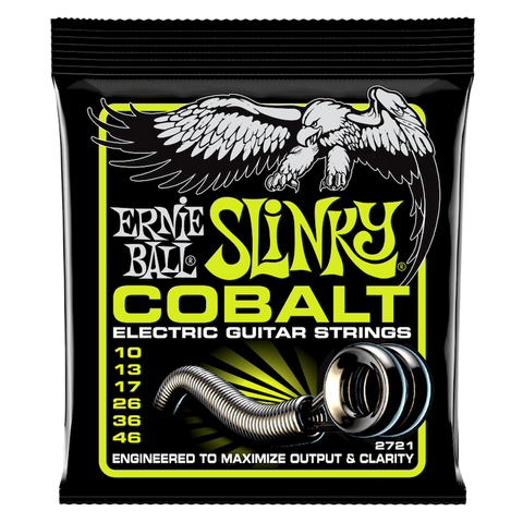 REGULAR SLINKY 2721 COBALT ELECTRIC GUITAR STRINGS - 10-46 GAUGE