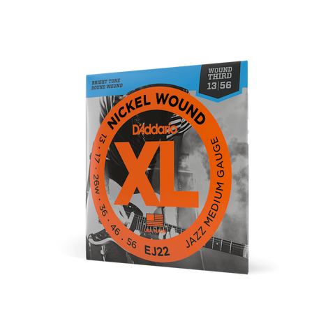 D'Addario EJ22 13-56 Jazz Medium