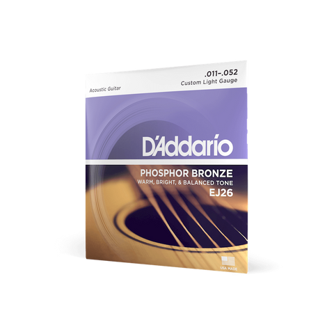 D'Addario Custom Light  EJ26 11-52