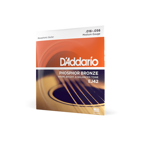 D'Addario Medium EJ42  16-56  Resophonic