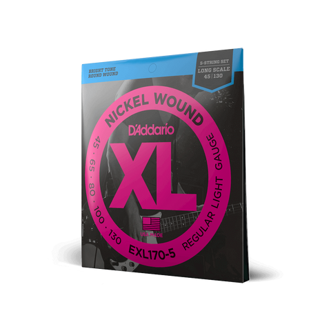 D'addario EXL170-5 Long Scale Bass