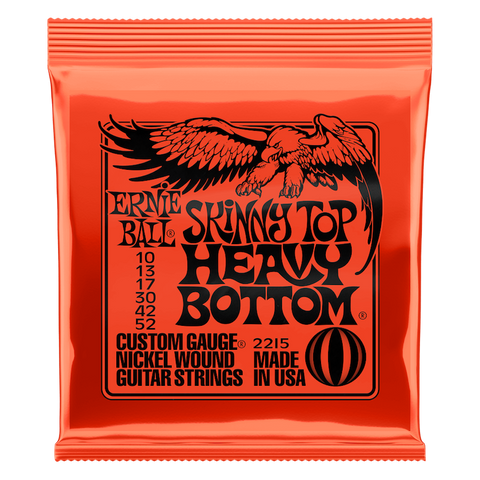 SKINNY TOP HEAVY BOTTOM 2215 SLINKY NICKEL WOUND ELECTRIC GUITAR STRINGS - 10-52 GAUGE