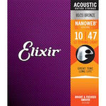 ELIXIR 12 STRING 80/20 ACOUSTIC STRINGS 10-47