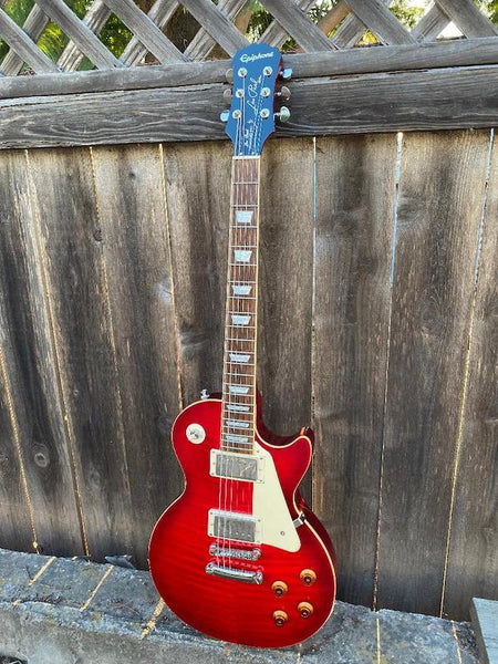 ギター Epiphone Les Paul standard pro 2015 Epiphone Les Paul Standard Pro - Trans Red