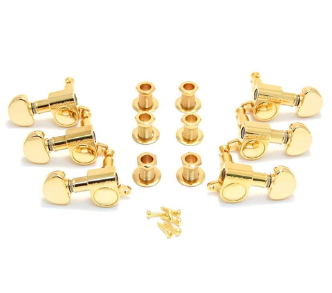 Grover Mini Romatic Tuners Gold (6)