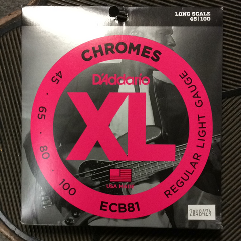 D’Addario Chromes ECB81 Regular Light Gauge Long Scale 45-100