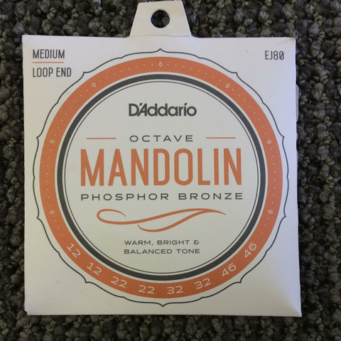 D’Addario EJ80 Octave Mandolin 12-46