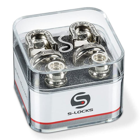Schaller 445 Chrome S-Lock Strap Locks AP-0681-010