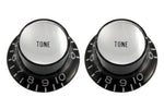 SET OF 2 TONE REFLECTOR KNOBS